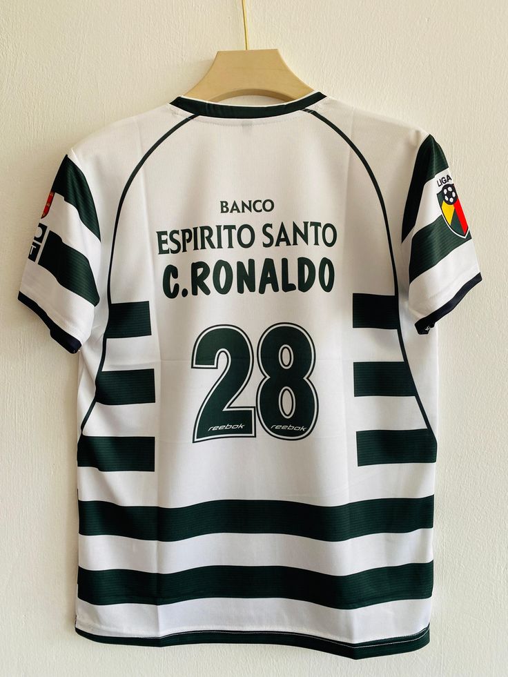 Cristiano Ronaldo Sporting CP 2002/03 Rookie Season Retro Jersey