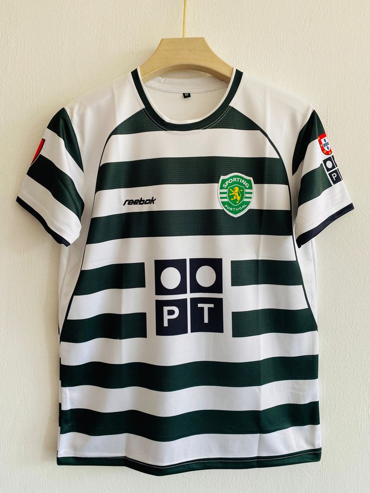 Cristiano Ronaldo Sporting CP 2002/03 Rookie Season Retro Jersey