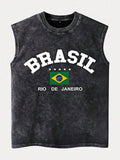 Brazil Vintage Muscle Tee