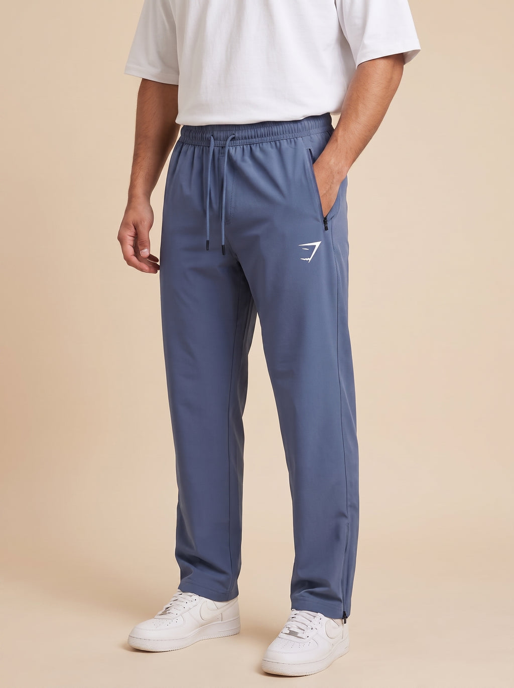 Gymshark Track Pants – Steel Blue