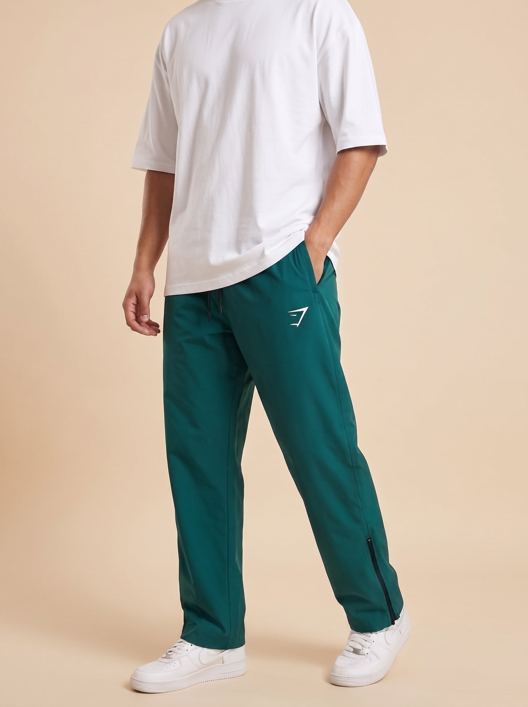 Gymshark Performance Track Pants – Emerald Green