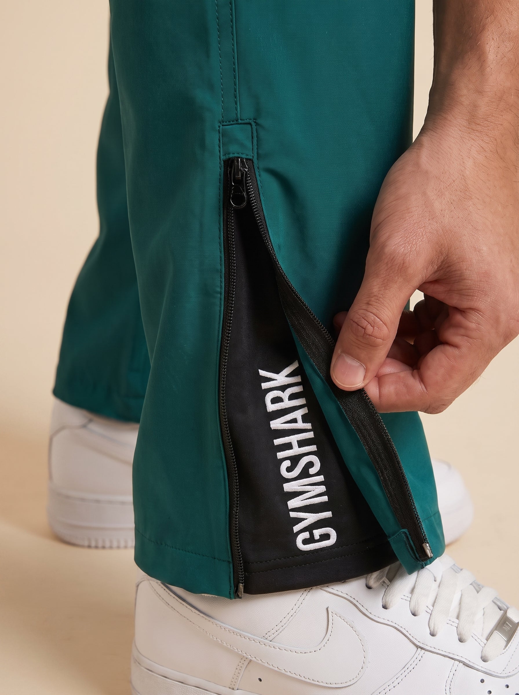 Gymshark Performance Track Pants – Emerald Green