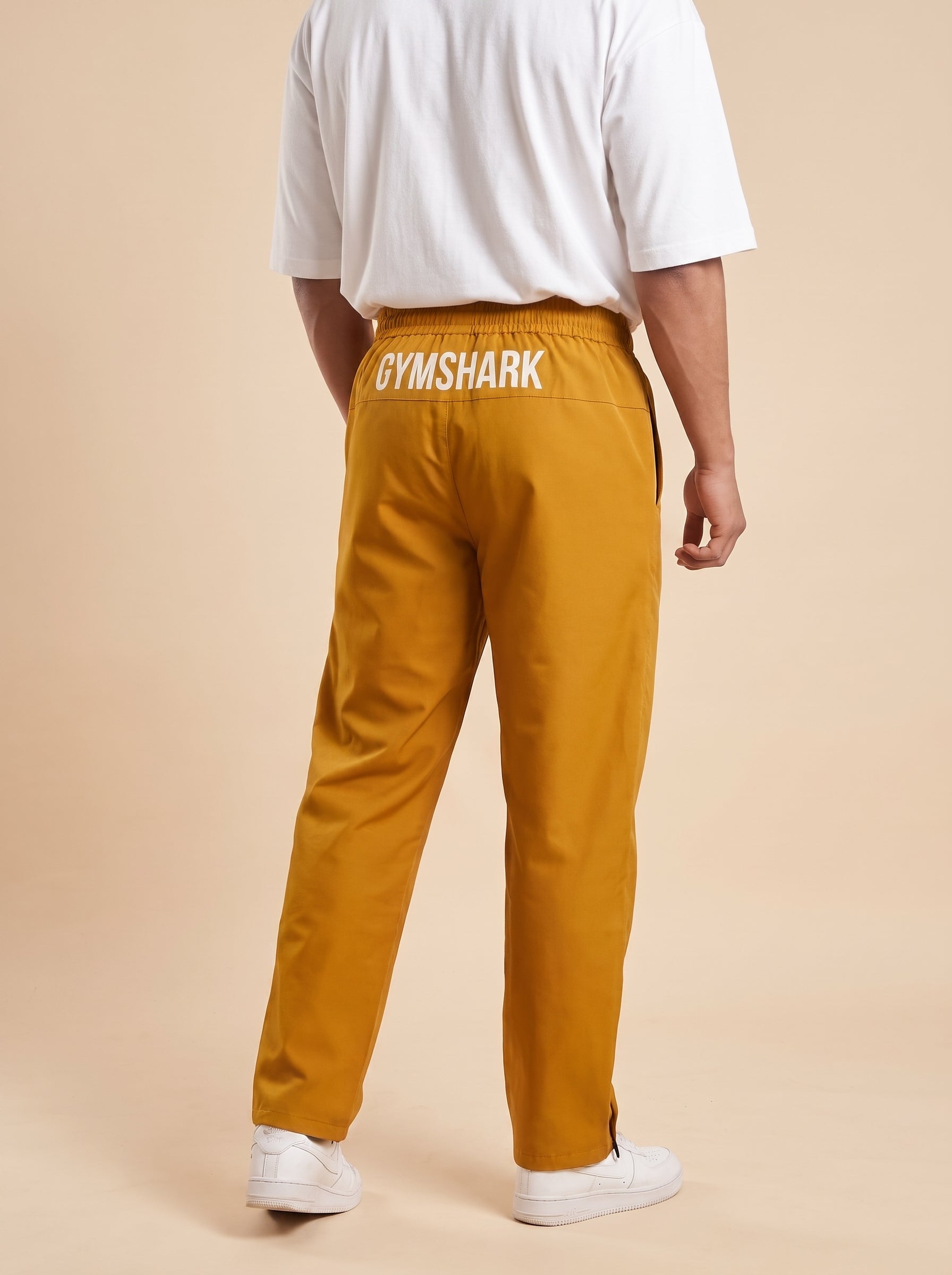 Gymshark Performance Track Pants – Mustard Gold