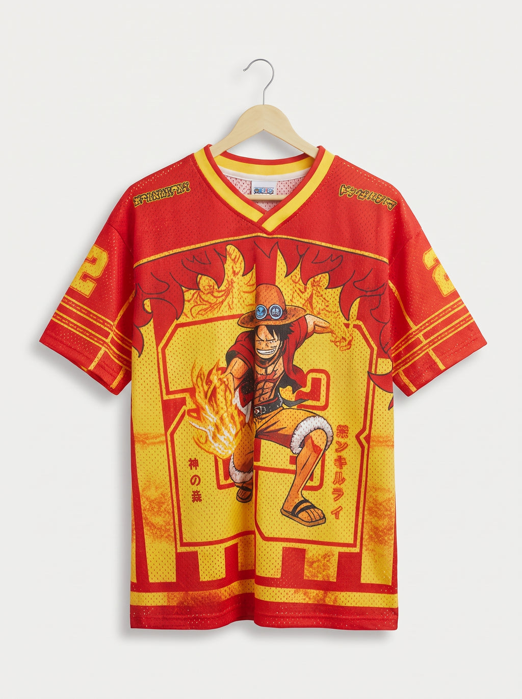One Piece Ace Oversized Graphic Tee