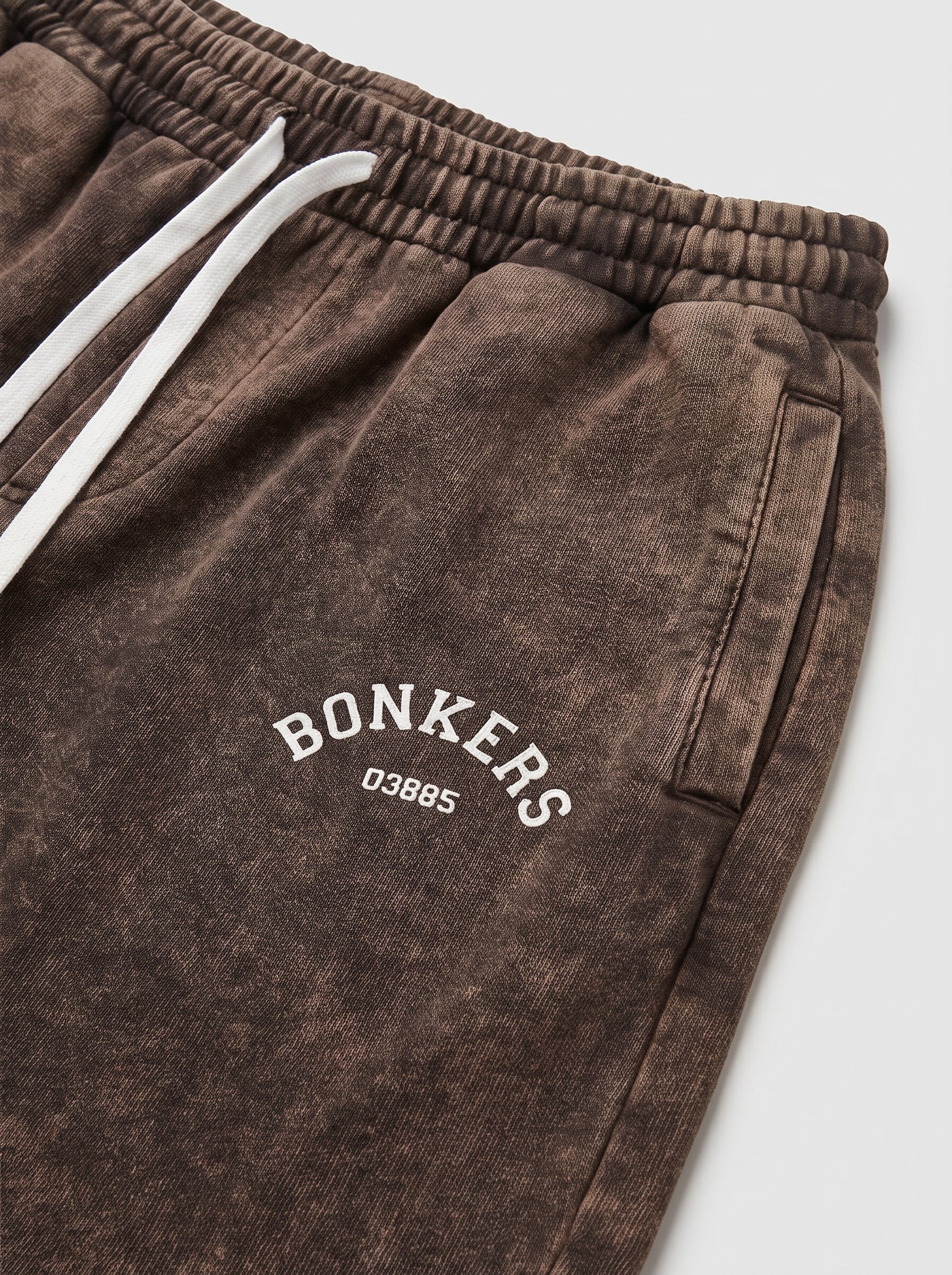 Bonkers Original Brown Washed Wide-Leg Trousers