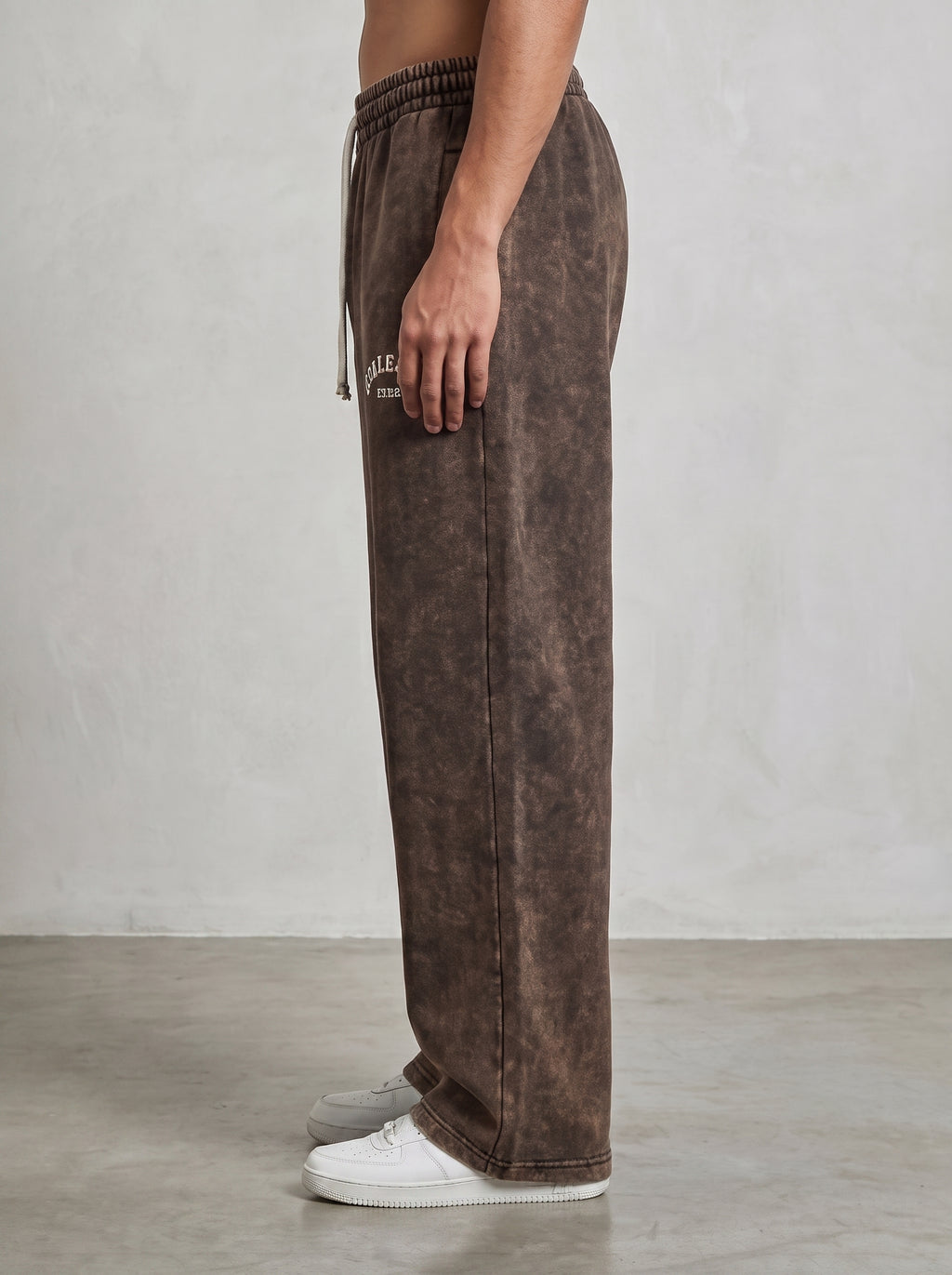 Bonkers Original Brown Washed Wide-Leg Trousers